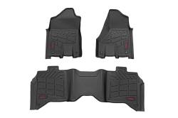 Rough Country Suspension Systems - Rough Country SM31430 Black Front/Rear Floor Liners for 19-26 Ram 2500 Crew - Image 1