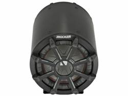 Kicker - Kicker 46CWTB84 8" TB CompR 4-Ohm Loaded Tube Subwoofer Enclosure - Image 1