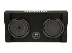 Kicker - Kicker 48TRTP82 8" CompRT Down-Firing 2 Ohm Loaded Subwoofer Enclosure - Image 1