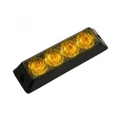 Recon - Recon 26422AM 4-LED 19 Function 4W High-Intensity Strobe Light Module Amber - Image 2