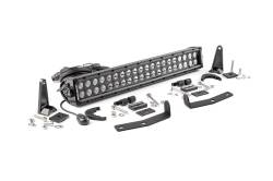 Rough Country Bumper Mount 20" LED Light Bar Kit for 16-24 Nissan Titan XD 70645