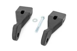 Rough Country Front Tow Hook Brackets Black 07-13 Silverado/Sierra 1500 RS148