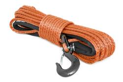 Rough Country Synthetic Winch Rope 3/8" x 85' Orange RS111