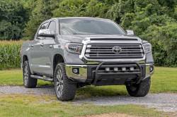 Rough Country Suspension Systems - Rough Country 4.5" Oval Tube Nerf Steps Black for 07-21 Tundra CrewMax 21009 - Image 5