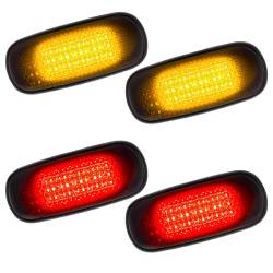 Recon - Recon 264131BK LED Dually Marker Lights Smoked/Red/Amber for 03-09 Ram 3500 - Image 2