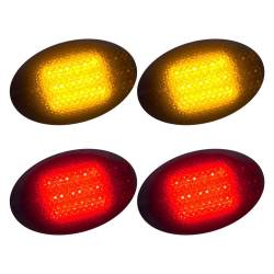 Recon - Recon 264132BK LED Dually Marker Lights Smoked/Red/Amber 99-10 Ford F350 - Image 2