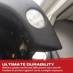 Recon - Recon 264135CL LED Front Side Fender Lenses Clear/Amber for 07-18 Wrangler JK - Image 3