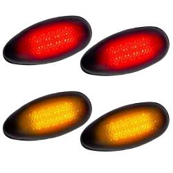 Recon - Recon 264133BK LED Dually Marker Lights Smoked/Red/Amber 99-14 Silverado/Sierra - Image 2