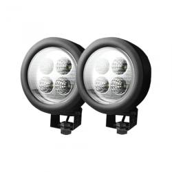 Recon - Recon 264501CL 4.5" Round LED Driving Light Kit-Chrome/White - Image 1