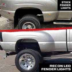 Recon - Recon 264133CL LED Dually Marker Lights Clear/Red/Amber 99-14 Silverado/Sierra - Image 4