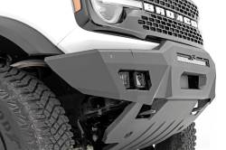 Rough Country Suspension Systems - Rough Country 51076 Modular Heavy Duty Black Front Bumper for 21-25 Ford Bronco - Image 4
