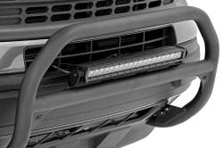 Rough Country Suspension Systems - Rough Country 51043 Black Front Bumper Nudge Bar w/LED for 21-25 Bronco Sport - Image 2