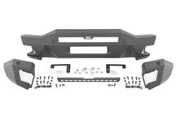 Rough Country Suspension Systems - Rough Country 51074 Modular Heavy Duty Black Front Bumper for 21-25 Ford Bronco - Image 6