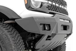 Rough Country Suspension Systems - Rough Country 51075 Modular Heavy Duty Black Front Bumper for 21-25 Ford Bronco - Image 4