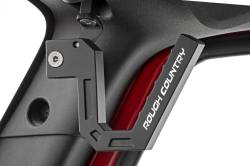 Rough Country Suspension Systems - Rough Country Front/Rear Aluminum Grab Handles Black for Jeep Wrangler JK 6509 - Image 2