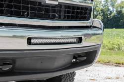 Rough Country 20" LED Light Bar Bumper Mounts 07-13 Silverado/Sierra 70523