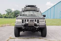 Rough Country Suspension Systems - Rough Country Upper Windshield 50" Light Bar Mounts Black for Jeep ZJ 70567 - Image 5