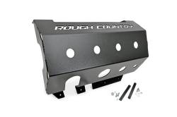 Rough Country Suspension Systems - Rough Country 779 Muffler Skid Plate Black for 07-18 Jeep Wrangler JK - Image 2