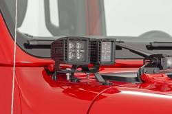 Rough Country Suspension Systems - Rough Country 70823 Cowl Mount Dual 2" LED Light Pod Kit for Jeep JL/JT - Image 6