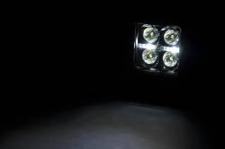 Rough Country Suspension Systems - Rough Country Chrome Series 2" Flush Mount DRL LED Light Pods-Spot 70803DRL - Image 3