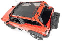 Rough Country Suspension Systems - Rough Country Extended Mesh Bikini Top Black 21-25 Ford Bronco 4DR 85116 - Image 2