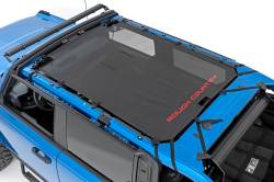 Rough Country Suspension Systems - Rough Country Extended Mesh Bikini Top Black 21-25 Ford Bronco 4DR 85116 - Image 3