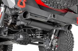 Rough Country Suspension Systems - Rough Country 96003 Axle-Back Dual Exhaust System Black for 18-26 Wrangler JL - Image 4