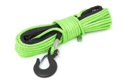 Rough Country Suspension Systems - Rough Country RS142 Synthetic Winch Rope 1/4" x 50' Lime Green - Image 2