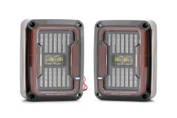 Rough Country Suspension Systems - Rough Country Rear LED Taillights Smoked for Jeep Wrangler JK RCH5800 - Image 6