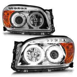 Anzo USA - Anzo USA Projector Headlight Set w/CCFL Halo Chrome for Rav-4 111120 - Image 2