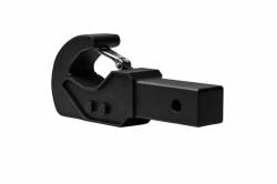 Royal Hooks Billet Aluminum 2" Hitch Hook Tow Hook Black RHO-12007-BK