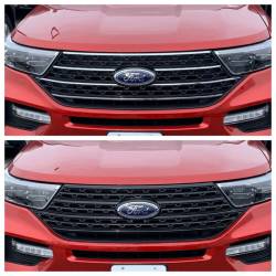 Trim Illusion - Trim Illusion ABS6505BLK Black Front Grille Overlay for 20-24 Ford Explorer - Image 4