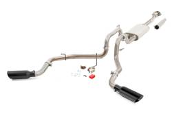 Rough Country Suspension Systems - Rough Country Cat-Back Dual Exhaust System 21-24 F150 Ext/Crew 96018 - Image 1