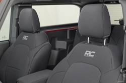Rough Country Suspension Systems - Rough Country Front/Rear Seat Covers Black 21-25 Ford Bronco 2DR 91050 - Image 3