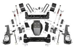 Rough Country Suspension Systems - Rough Country 5" Suspension Lift Kit 11-19 Silverado/Sierra HD 26040 - Image 1