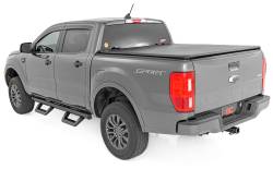 Rough Country Suspension Systems - Rough Country SRX2 Drop Step Nerf Bars Black 19-24 Ranger Crew 51089 - Image 2