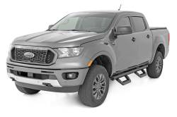 Rough Country Suspension Systems - Rough Country SRX2 Drop Step Nerf Bars Black 19-24 Ranger Crew 51089 - Image 3