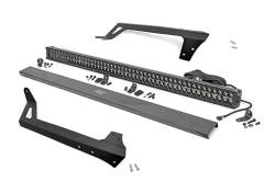 Rough Country 70504BLDRL Windshield Mount 50" LED Light Bar Kit for Jeep JK