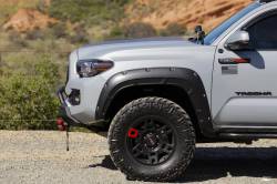 Rough Country Suspension Systems - Rough Country A-T11621 Defender Black Fender Flares for 16-23 Toyota Tacoma - Image 3