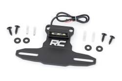 Rough Country Suspension Systems - Rough Country 99058 Universal License Plate Bracket w/LED Black - Image 1
