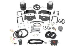 Rough Country Suspension Systems - Rough Country 10024WC Rear Air Springs w/Wireless Compressor for 07-21 Tundra - Image 1