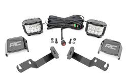 Rough Country Suspension Systems - Rough Country 71091 A-Pillar 3" LED Ditch Light Kit Flood for 05-15 Tacoma - Image 1