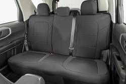 Rough Country Suspension Systems - Rough Country Front/Rear Seat Covers Black 21-25 Ford Bronco Sport 91047 - Image 3
