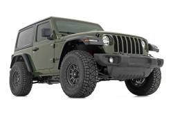 Rough Country Suspension Systems - Rough Country WF1 Flat Style Fender Flares Black for Jeep Wrangler JL A-J01822 - Image 5