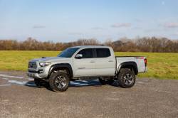 Rough Country Suspension Systems - Rough Country F-T11621A Black Pocket Fender Flares for 16-23 Toyota Tacoma - Image 3