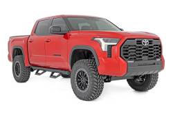 Rough Country Suspension Systems - Rough Country 71070 SRX2 Drop Step Nerf Bars Black for 22-25 Tundra CrewMax - Image 2