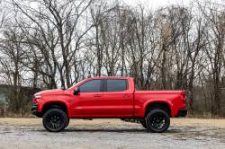 Rough Country Suspension Systems - Rough Country S-C12210 Sport Fender Flares Black for 19-26 Silverado 1500 - Image 5