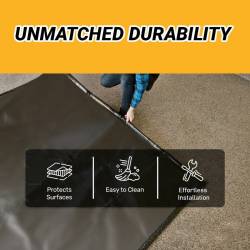 Auto Floor Guard - AutoFloorGuard PVC Garage Floor Spill Containment Mat Large Truck/SUV AFG8622 - Image 4