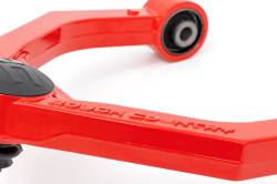 Rough Country Suspension Systems - Rough Country Forged Front Control Arms Stock for 16-24 Titan XD 4WD 80001RED - Image 2