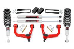 Rough Country Suspension Systems - Rough Country 74240RED 3.5" Suspension Lift Kit for 05-23 Toyota Tacoma 4WD - Image 1